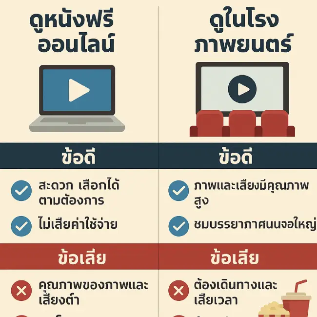 Pros and Cons of Watching Free Movies on 123-moviehd.com vs. Going to the Cinema